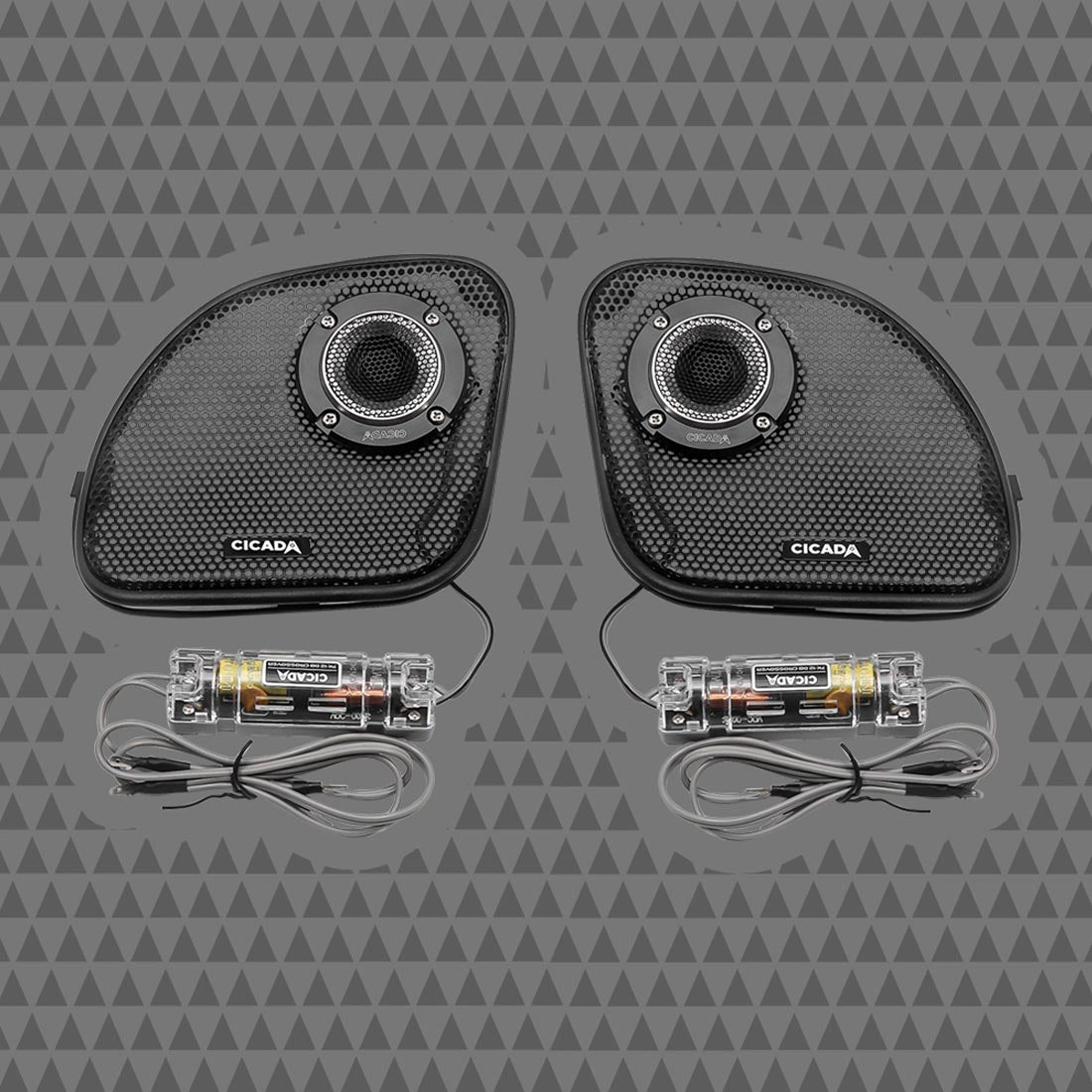 Cicada Audio CHDRGGTK 2014 + Road Glide Grill with Tweeters