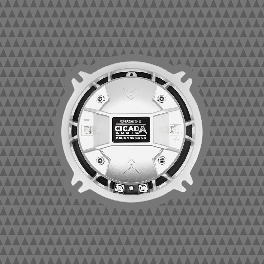 Cicada Audio CHX525.2 5.25" 2-Ohm Pro Coax Horn Motorcycle Speakers