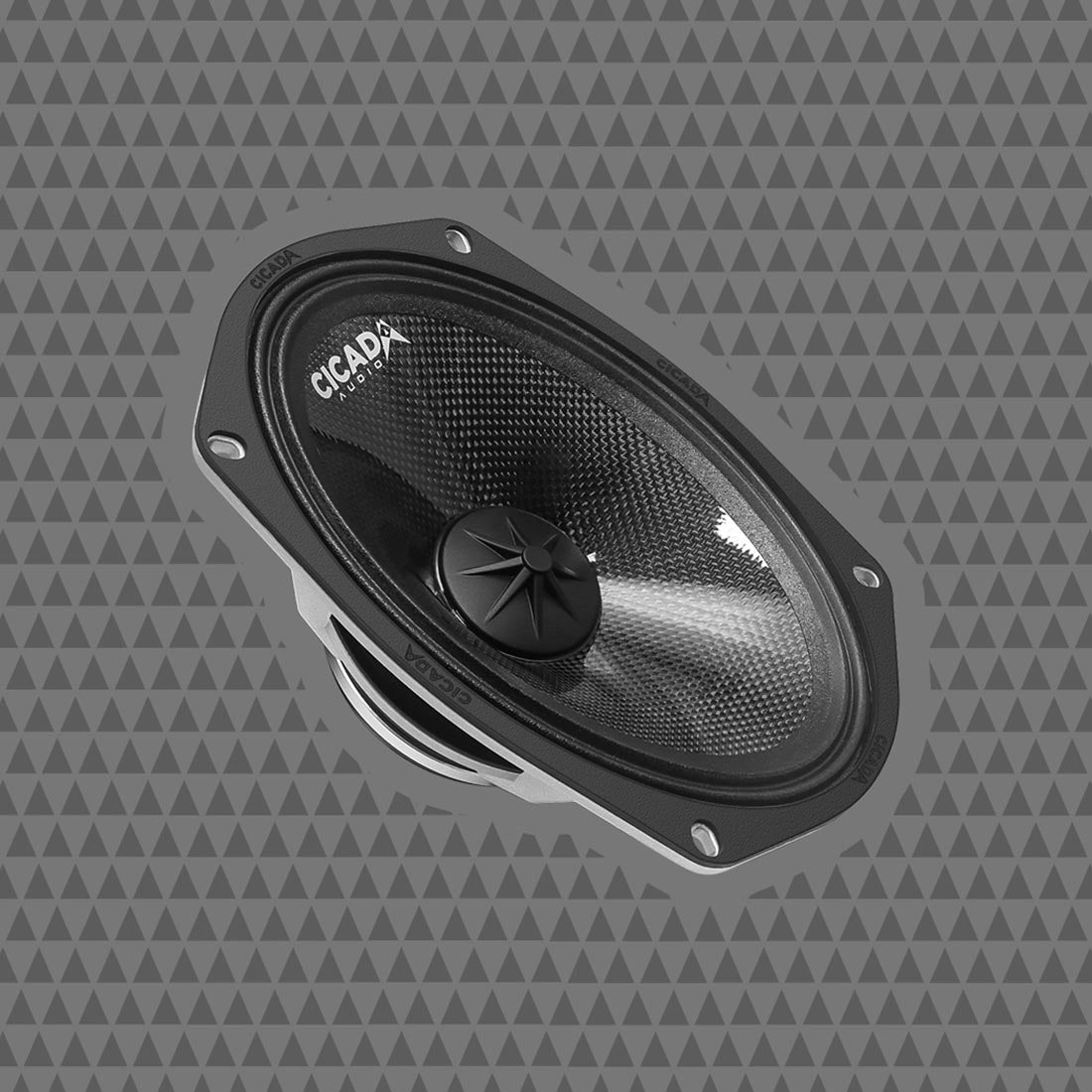Cicada Audio CM692X 6X9" 2-Ohm Mid-Bass Motorcycle Speakers (CM692X)