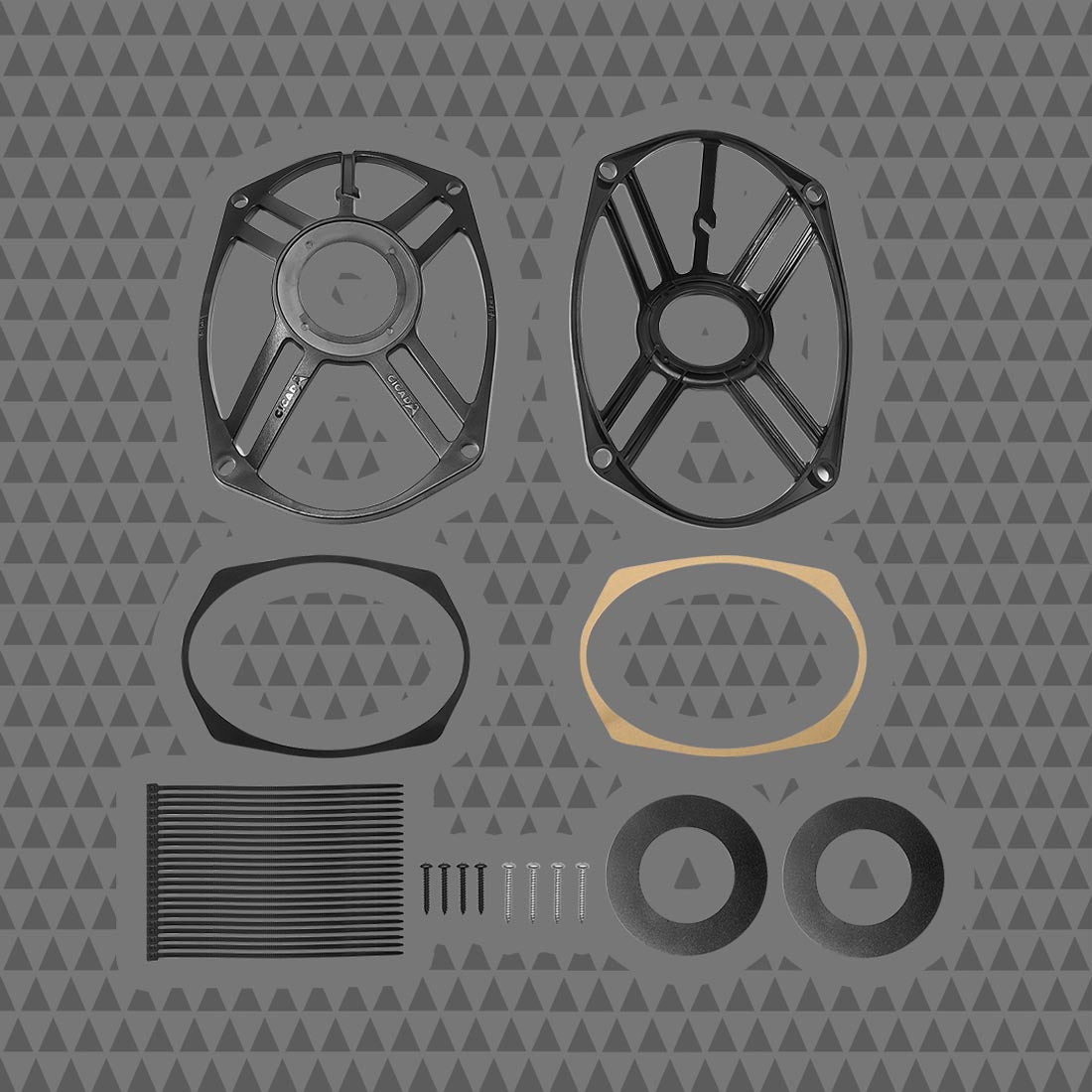 Cicada Audio COMP69.2 6"x9" 2-Ohm Mid-Bass Component Speaker Kit