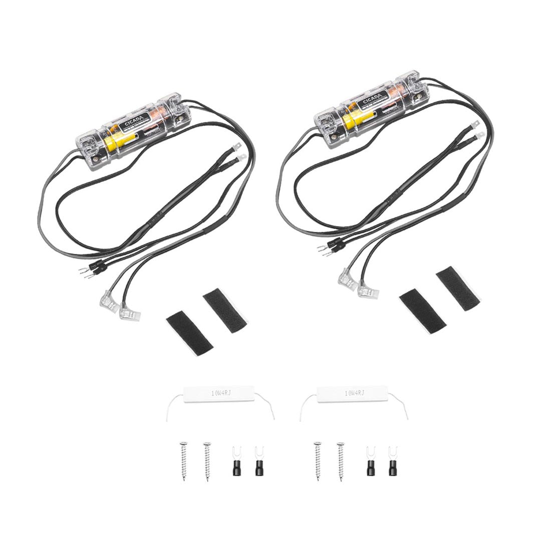 Cicada Audio CH652V2 6.5" 2-Ohm Coaxial Horn Motorcycle Speakers