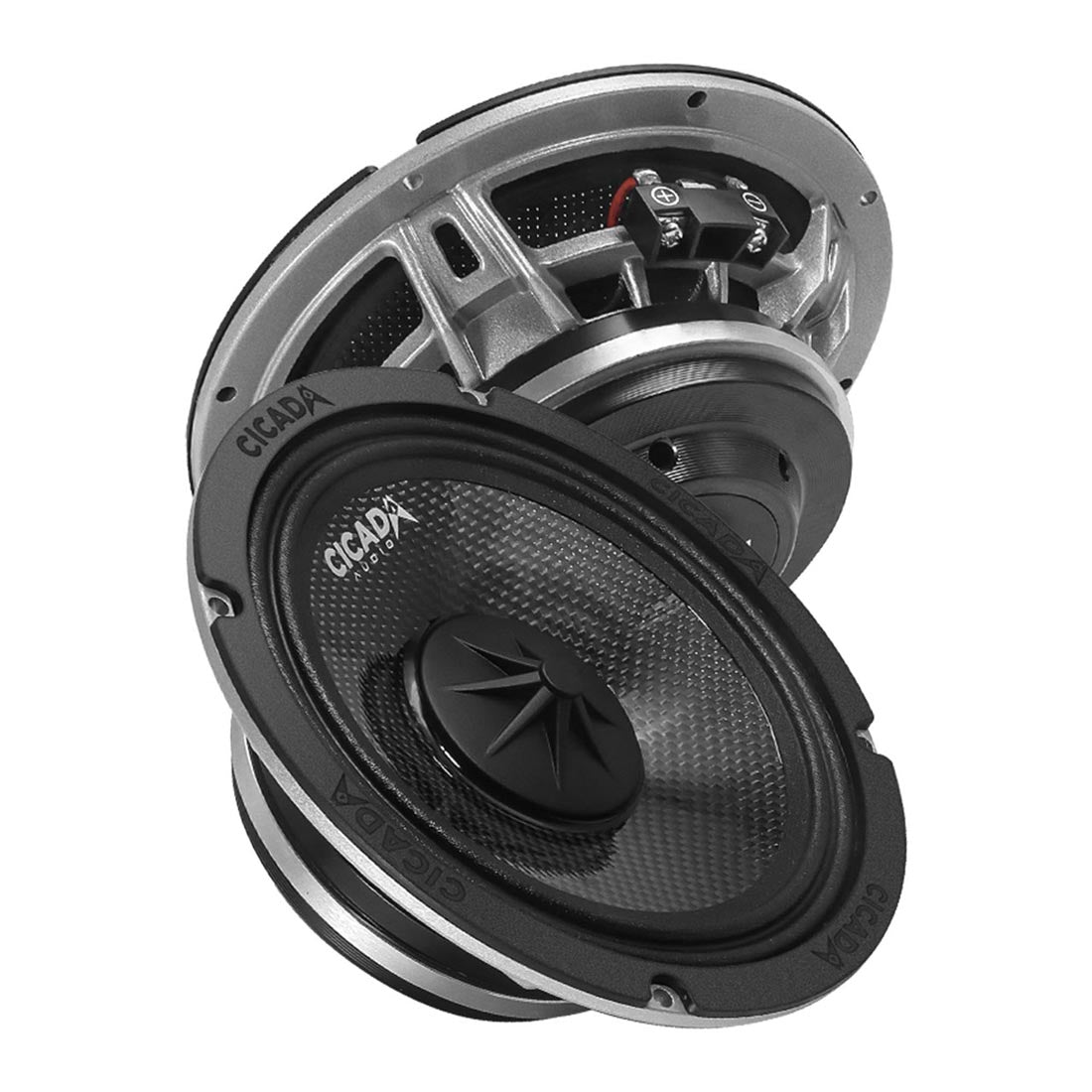 Cicada Audio CM65.2X 6.5" 2-Ohm CMC Mid-Bass Motorcycle Speakers