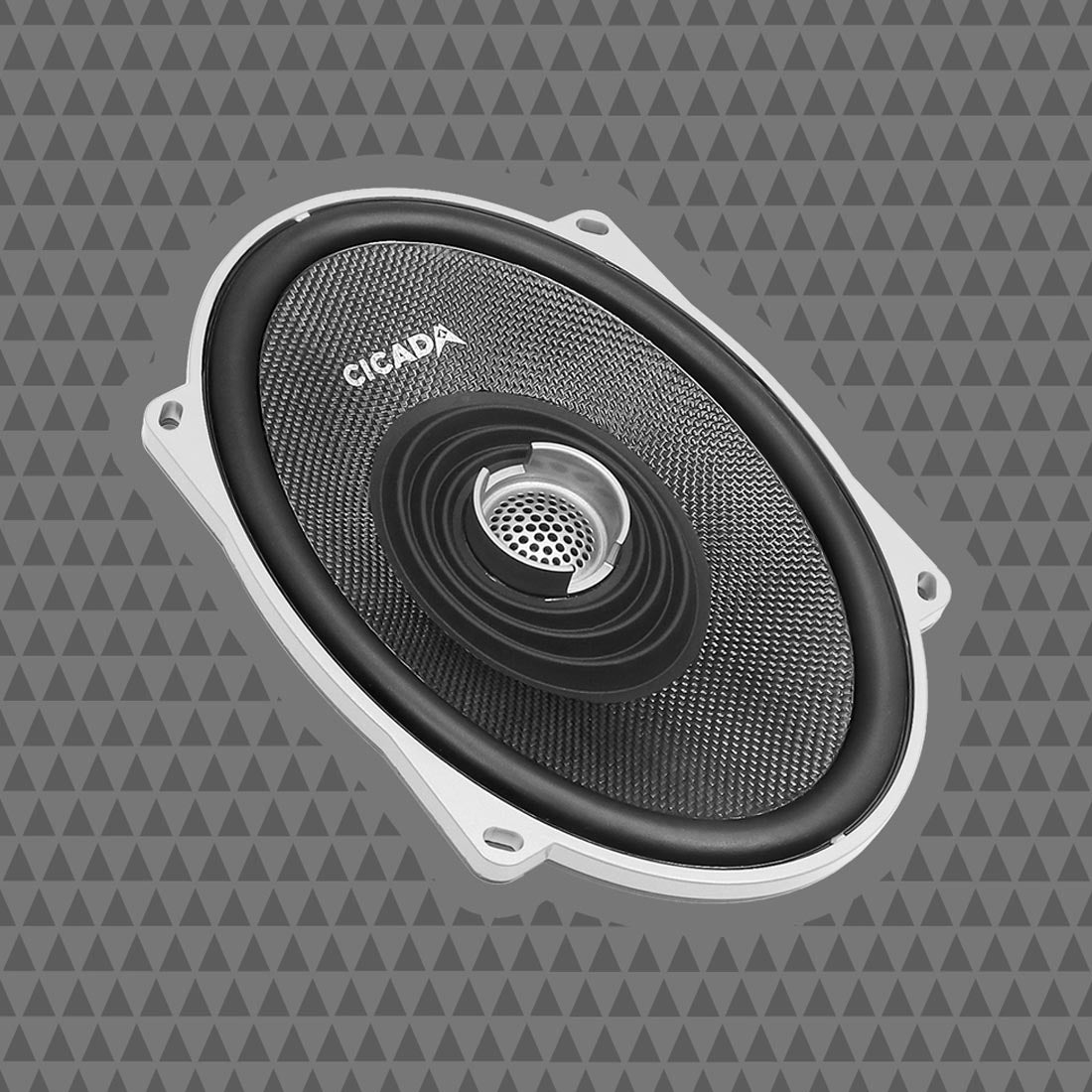 Cicada Audio CXX57.4 5"x7" Pro Coaxial 2-Way Motorcycle Speakers