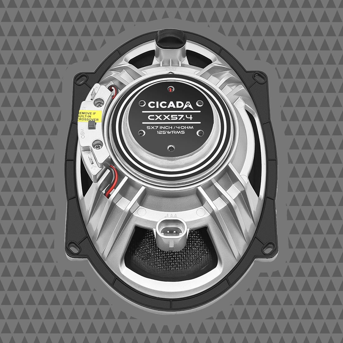Cicada Audio CXX57.4 5"x7" Pro Coaxial 2-Way Motorcycle Speakers