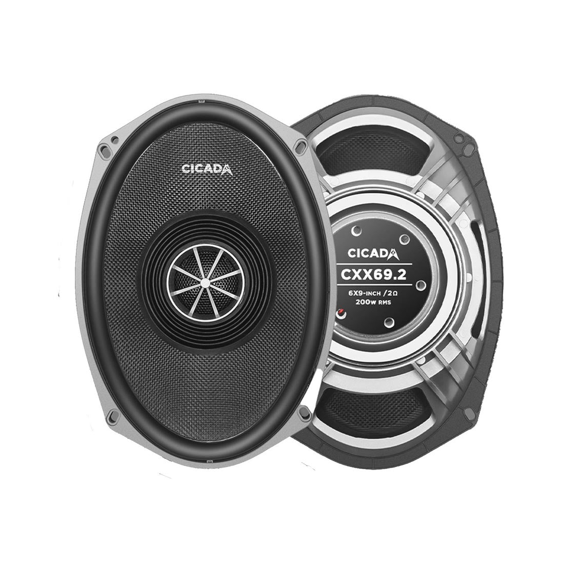 Cicada Audio CXX69.2 6"x9" Pro Coaxial 2-Way Motorcycle Speakers