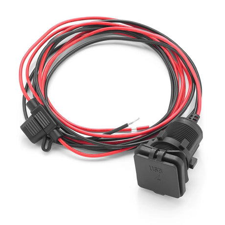 Clarion CMC-USBCHG/2X-PNL Dual USB Charging Jack for Panel-Mounting - #92793