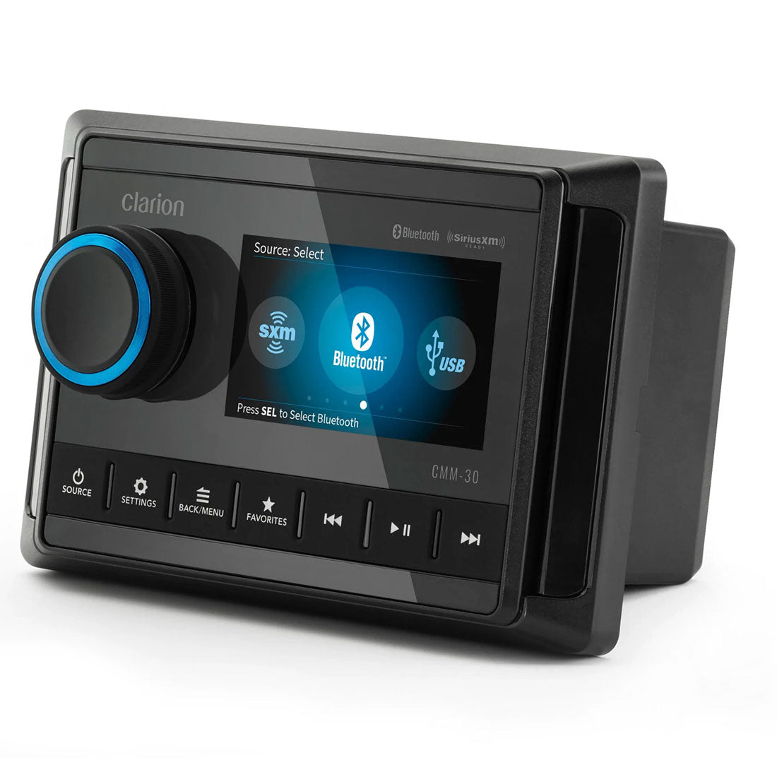 Clarion CMM-30 Marine Digital Media Receiver with 3" LCD - #92804