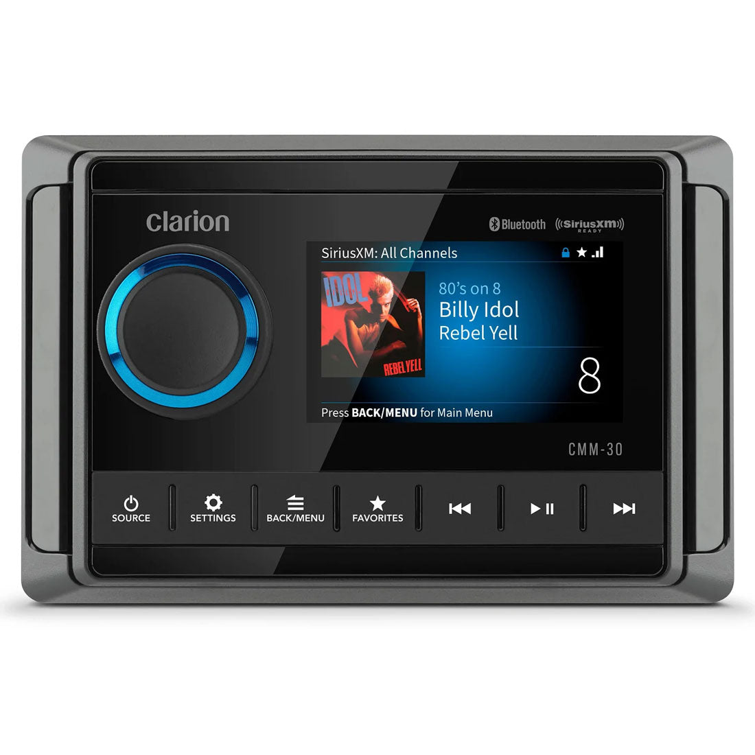Clarion CMM-30 Marine Digital Media Receiver with 3" LCD - #92804