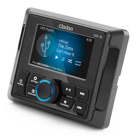 Clarion CMR-30 Marine Wired Remote with Full-Color LCD Display - #92809