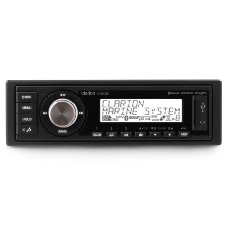 Clarion M508 Marine Digital Media Receiver with Bluetooth - #92701