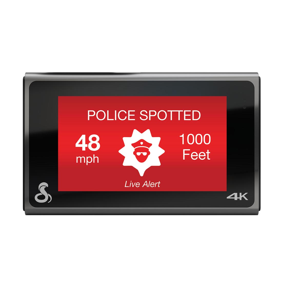 Cobra SC 400D Ultimate Smart Dash Cam and Hardware (SC400-HW) - Black