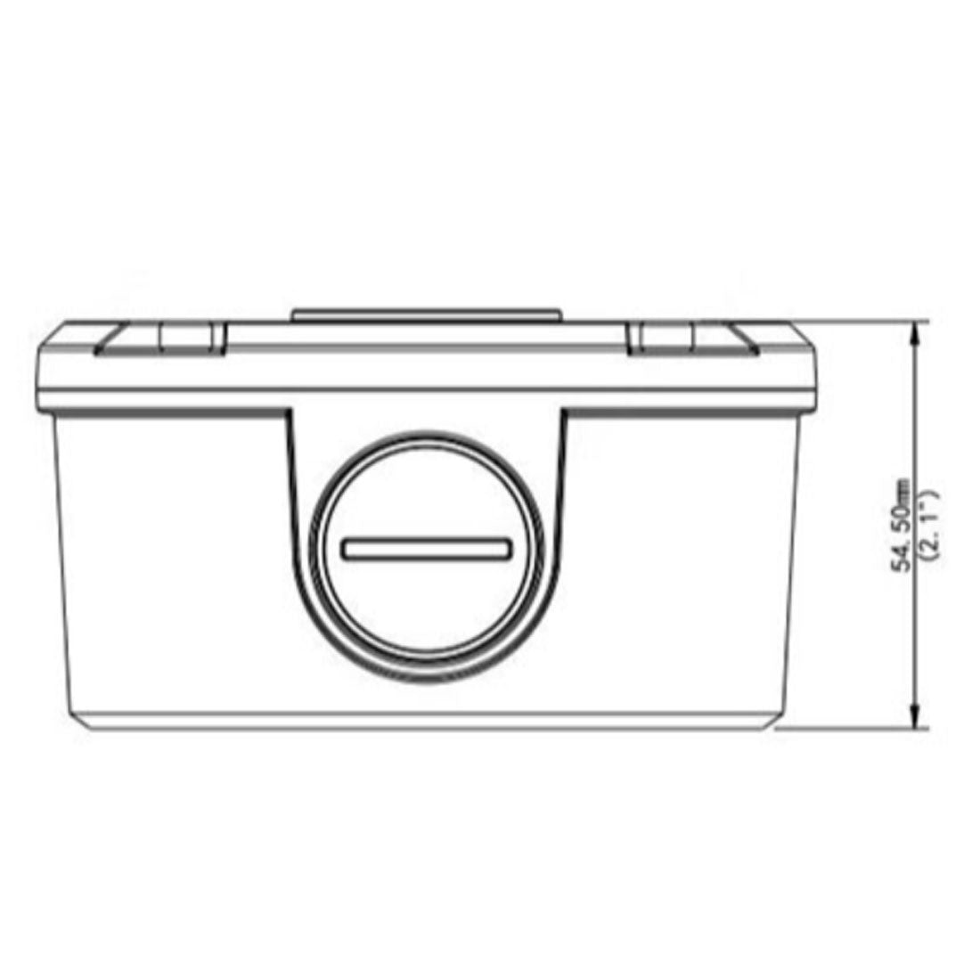 Cymbol CY-JBTBL-WH Junction Box for Triangle Base Bullet Cameras – White