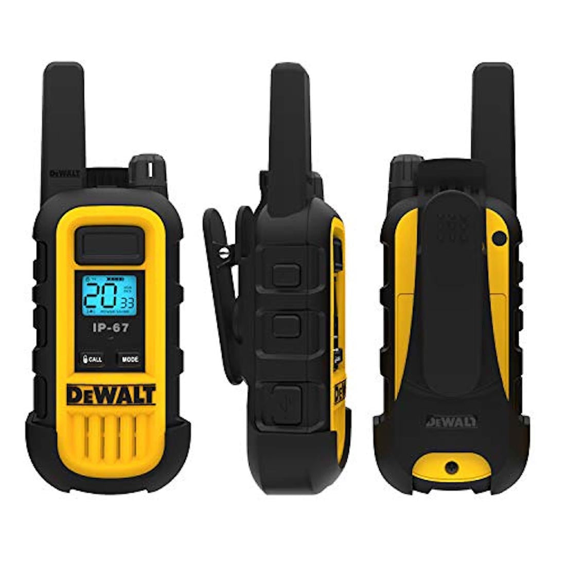 DeWalt 2DXFRS300-BCH6 Heavy Duty 12 DXFRS300 Radios with 2X 6 Port Chargers (2DXFRS300-BCH6)