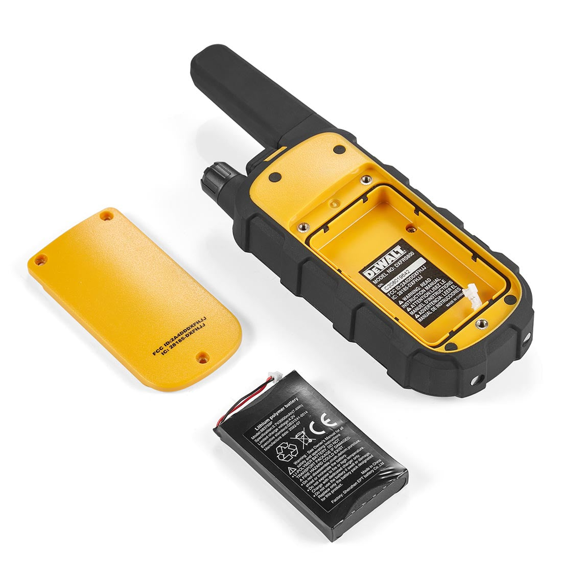 DeWalt DXFRS800BCH6-RM1 Heavy Duty 6 DXFRS800 Radios with 6 Port Charger and 6 Remote Speaker Microphones (DXFRS800BCH6-RM1)