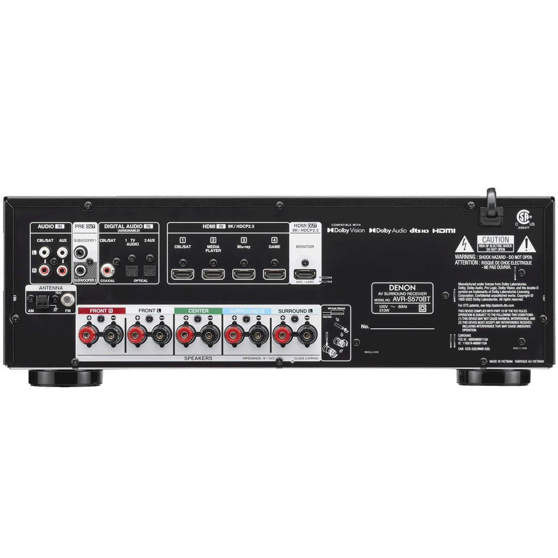 Denon-AVR-S570BT
