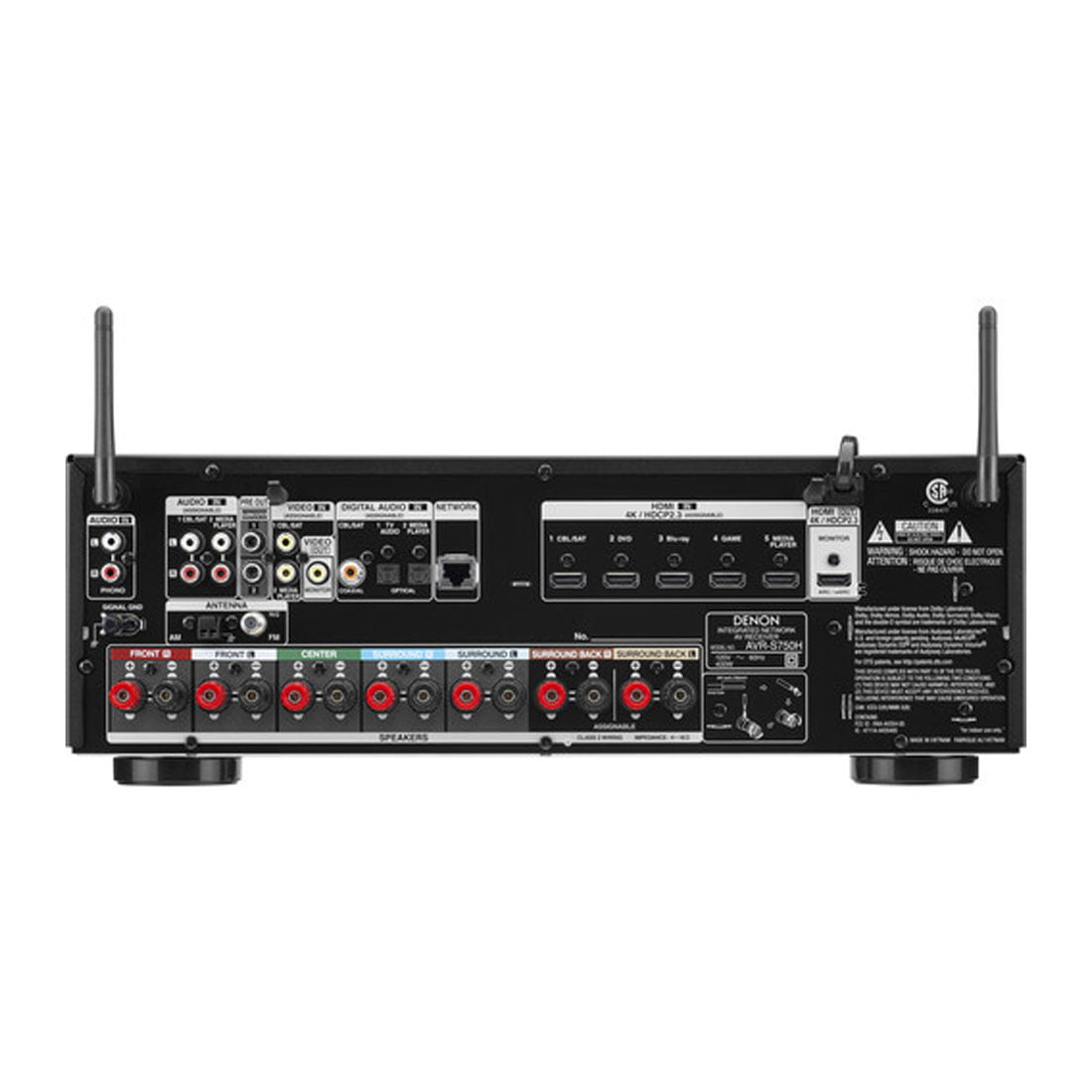 Denon AVR-S750H 7.2 Channel Network A/V Receiver - B-Stock