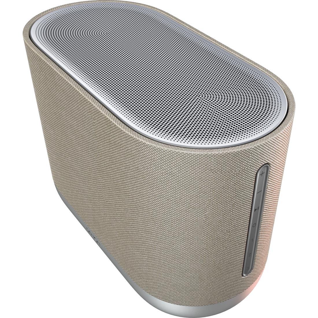 Denon Home 400 wireless smart speaker in stone finish