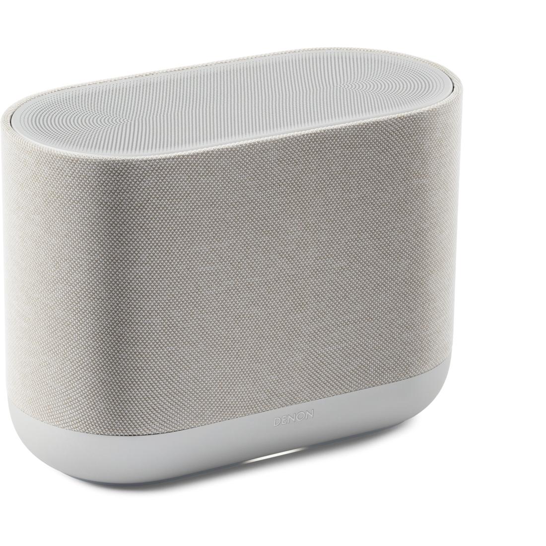 Denon Home 400 wireless smart speaker in stone finish