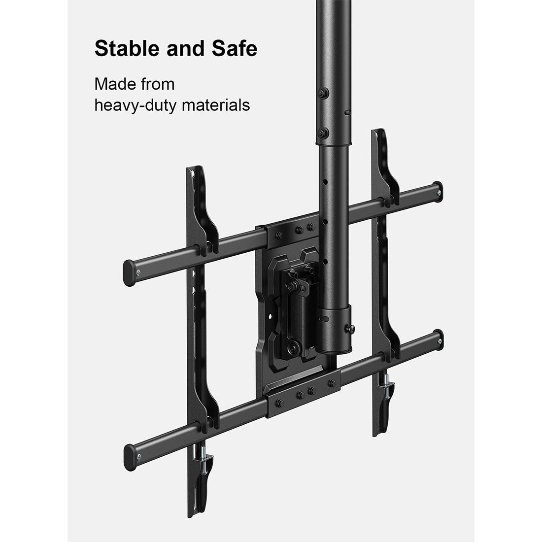 ErgoAV ERMCL1-01B Ceiling Mount for TVs 43″ to 75″