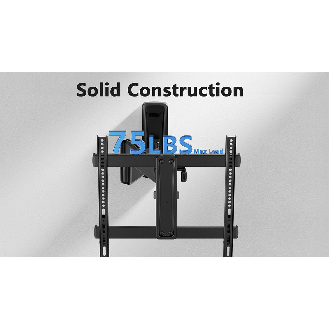 ErgoAV ERMMM9-01B Medium Motion TV Mount 32″-65″ TVs