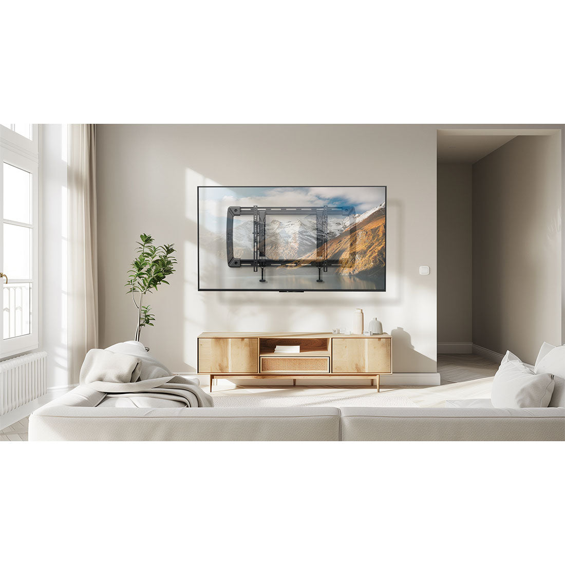 ErgoAV ERMTL3-01B Large Extend Tilt Mount for TVs 46″ to 100″