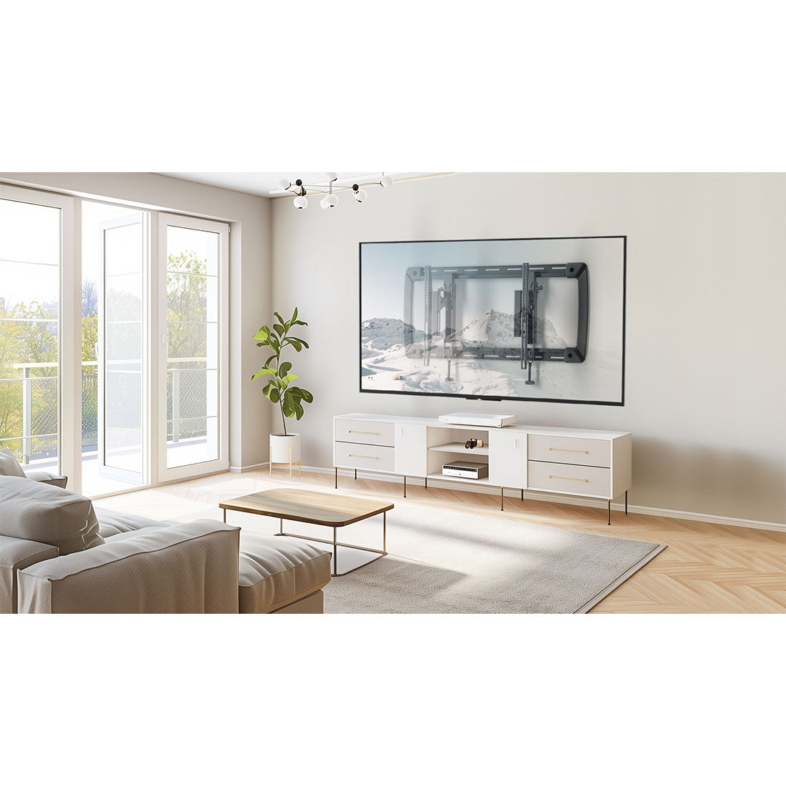 ErgoAV ERMTL3-01B Large Extend Tilt Mount for TVs 46″ to 100″