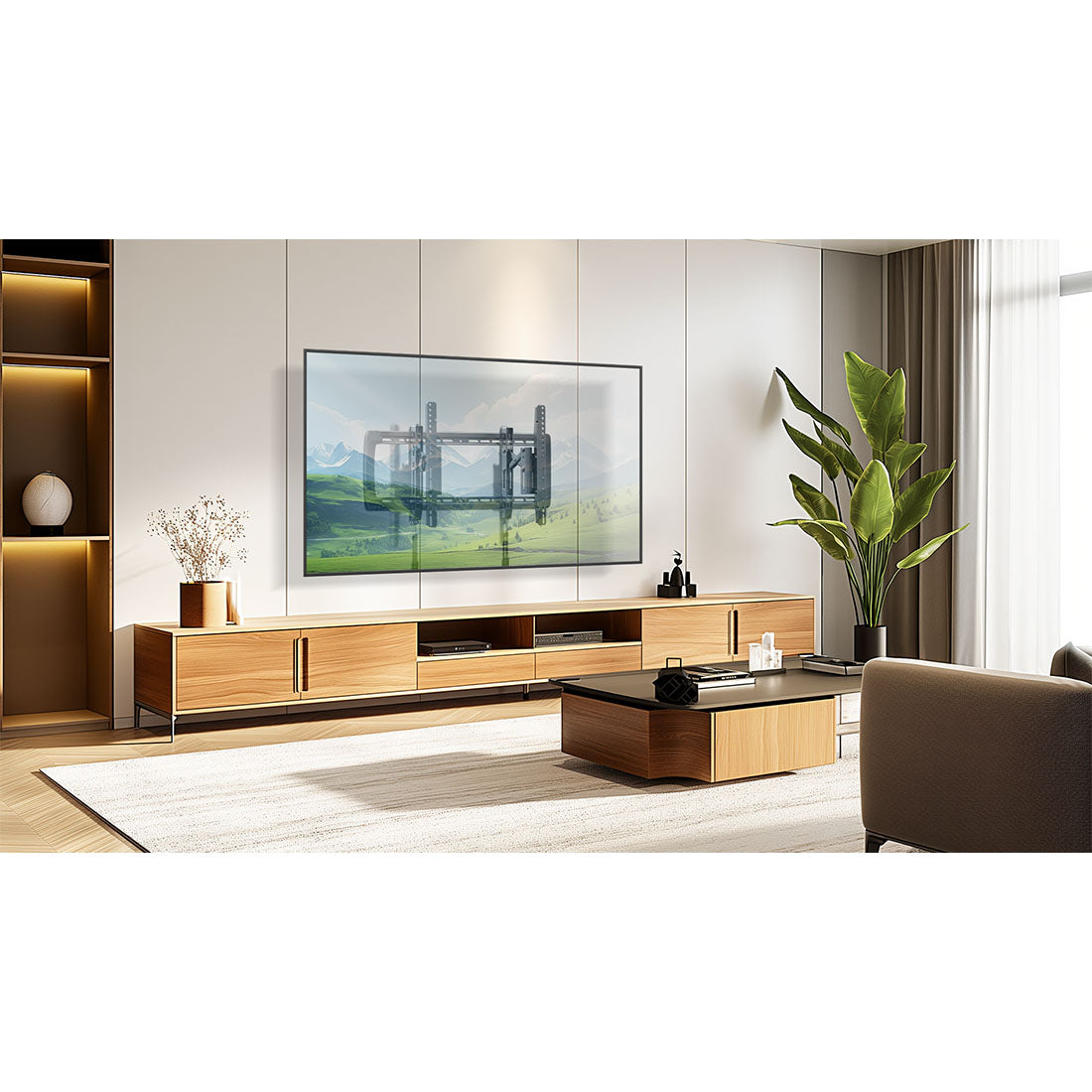 ErgoAV ERMTL7-01B Large Extend & Tilt TV Mount 42″-98″ TVs