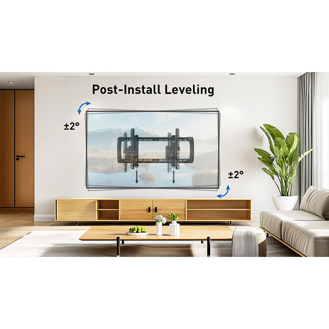 ErgoAV ERMTL7-01B Large Extend & Tilt TV Mount 42″-98″ TVs