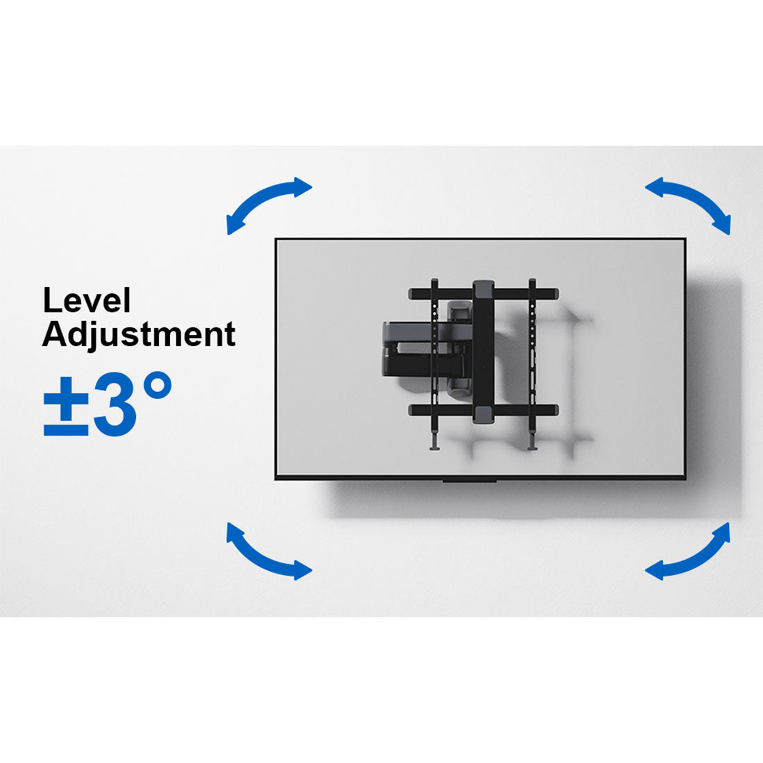 Ergo AV ERMMM7-01B Motion Mount for TVs 39″ to 65″