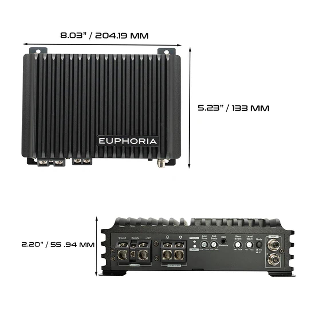 Euphoria EA1.1200 Full Range Class D Monoblock Subwoofer Amplifier (EA11200)