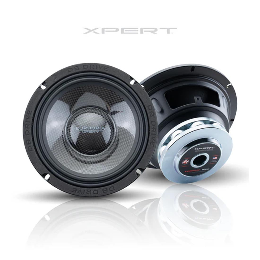 Euphoria XPERT EXM8SN-CF 8" NEO Carbon Fiber Midrange Speaker - Each (EXM8SNCF)