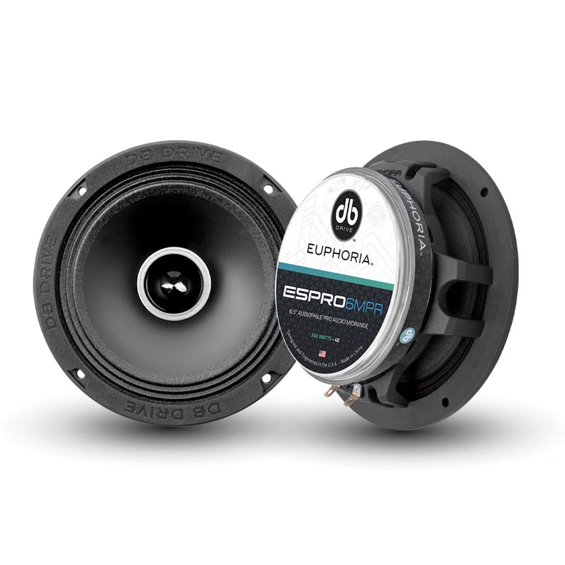 Euphoria E5PRO-6MPR 6.5" 4 Ohm Shallow Midrange Speakers