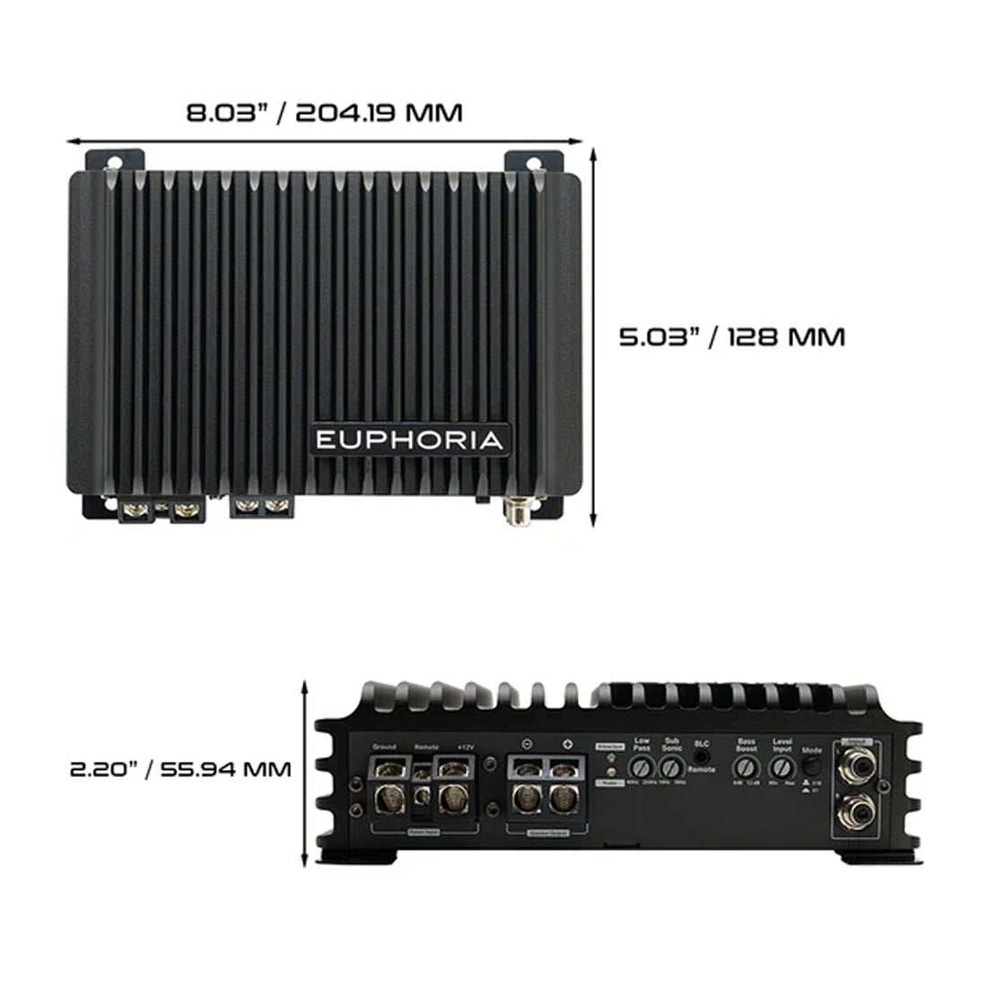 Euphoria EA1.600 Full Range Class D Monoblock Subwoofer Amplifier (EA1600)