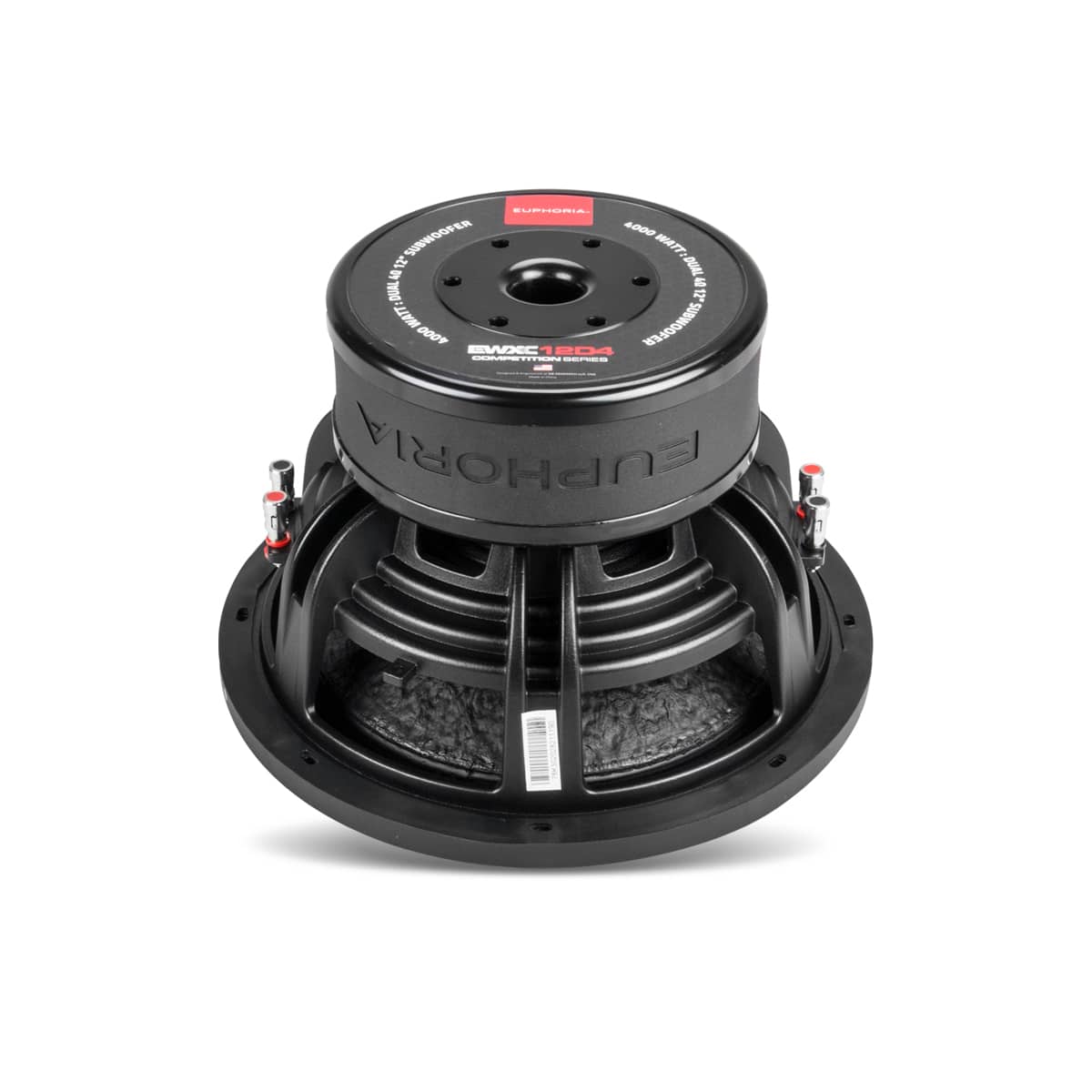 Euphoria EWXC12D4 12" 2000W  4-Ohm DVC Subwoofer