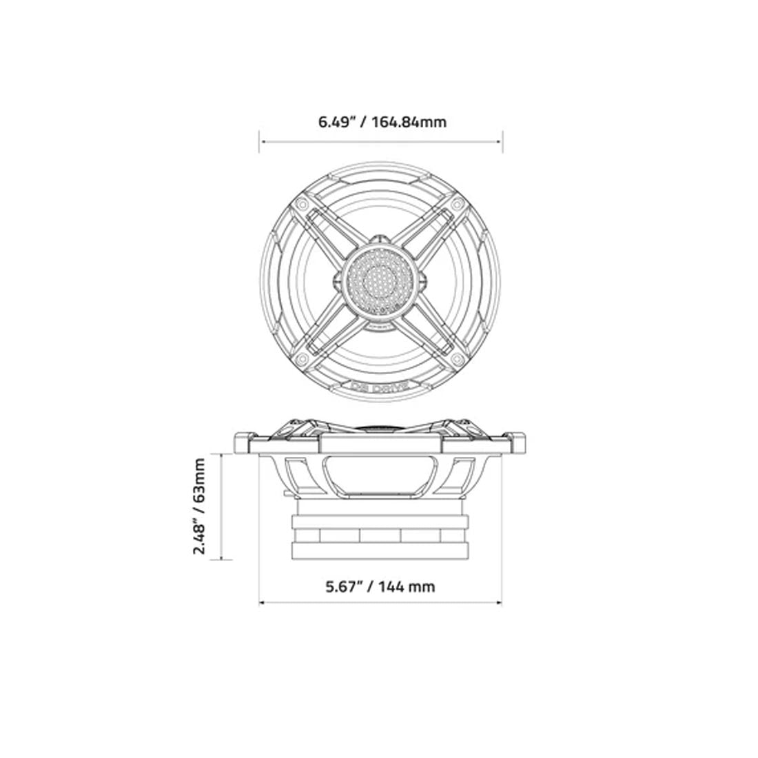 Euphoria XPERT EX6NCX 6.5" NEO 2-Way Loudspeaker - Pair
