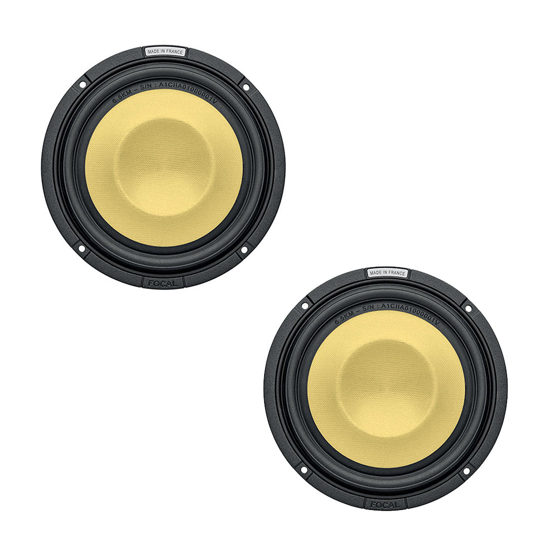 Focal 6.5KM K2 Power M Series 6.5" 120W RMS Midbass Speakers (65KM)