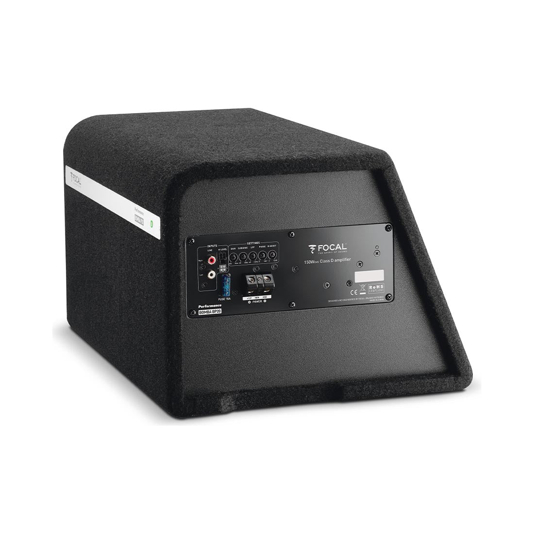Focal BombA BP20 8" Active Loaded Subwoofer Enclosure (BOMBABP20)