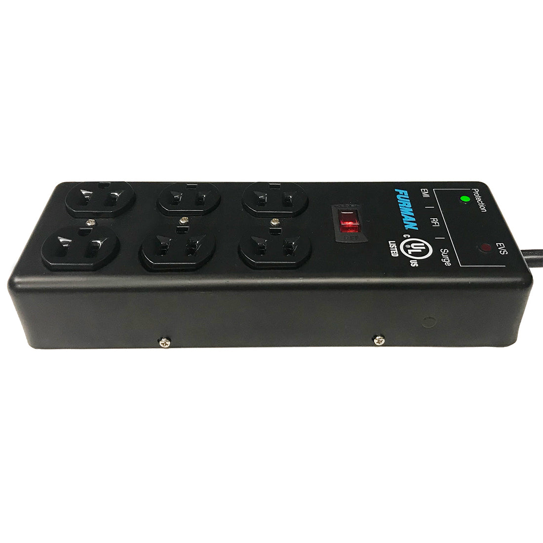 Furman SS-6B-PRO 15A AC 2x3 Metal Surge Strip 6 Outlet