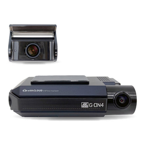GNET G-ON4 2 Channel HDR 4K UHD Dash Cam with 1080p Rear Camera