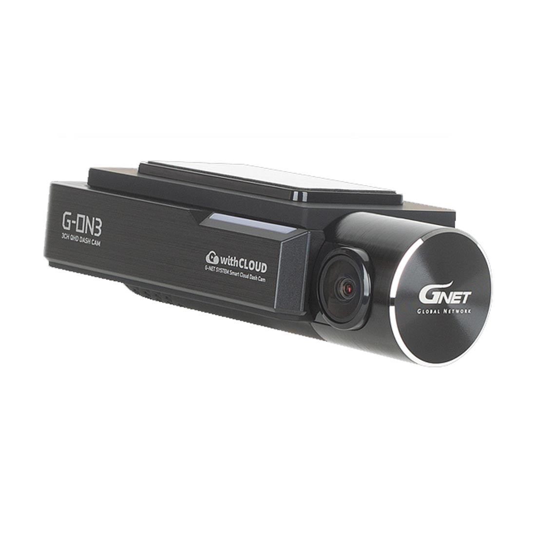 GNET G-ON3PRO 3-Channel 1440p Front + 1080p Interior and Rear Dash Cam with WiFi (GON3PRO)