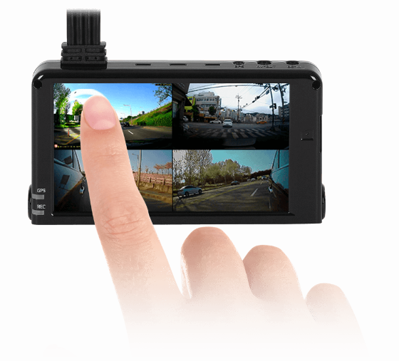 GNET GT900 3CH/4CH HDR Dash Cam: 1080p Front + 720p Right/Left IR Cameras