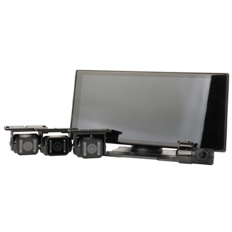 GNET GT9000 4 Channel Dash Camera: 1080p Front, Rear and Side (L/R) Cameras + 10.36" Screen