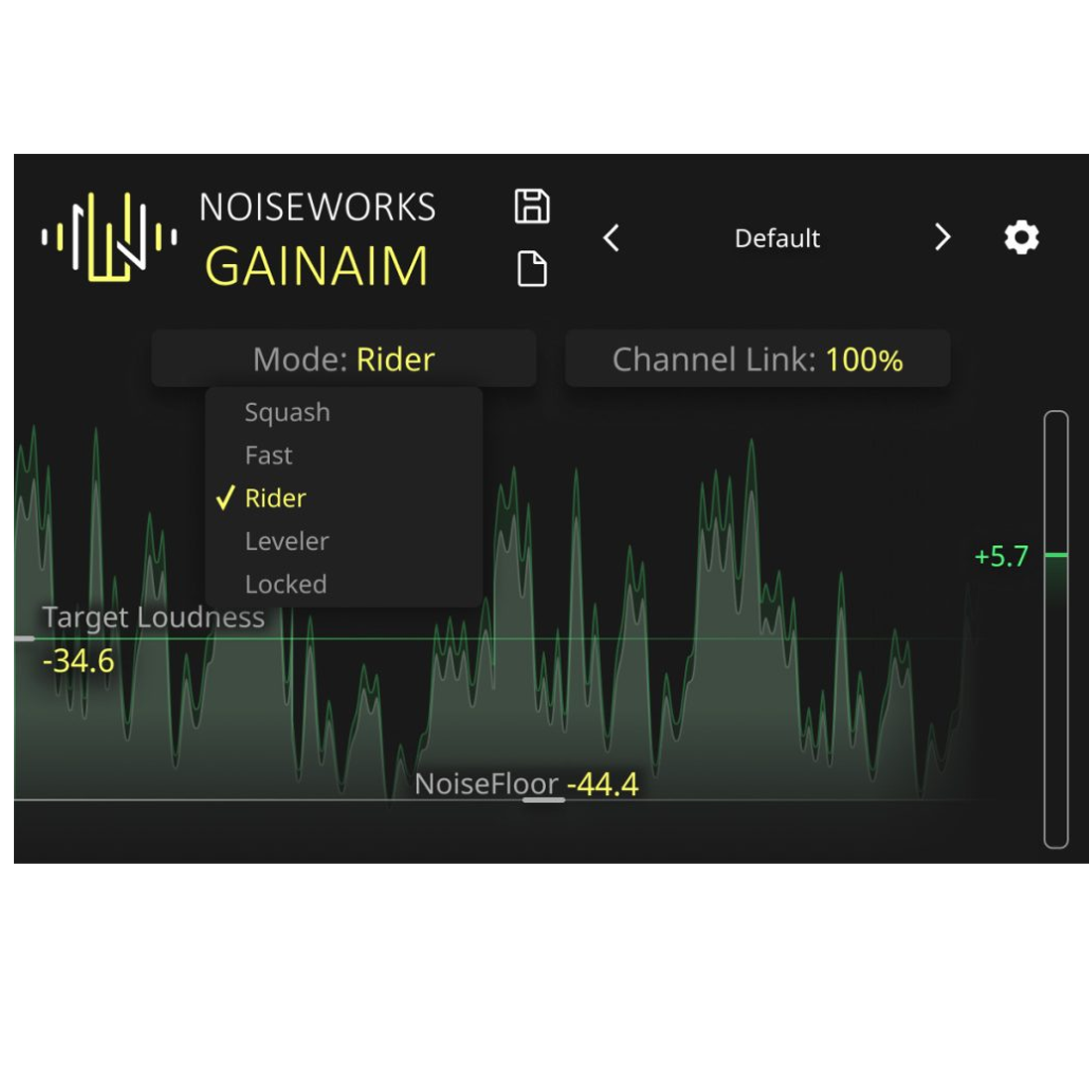 NoiseWorks Audio GainAim Vocal Rider Plugin with Real-Time Volume Adjustment