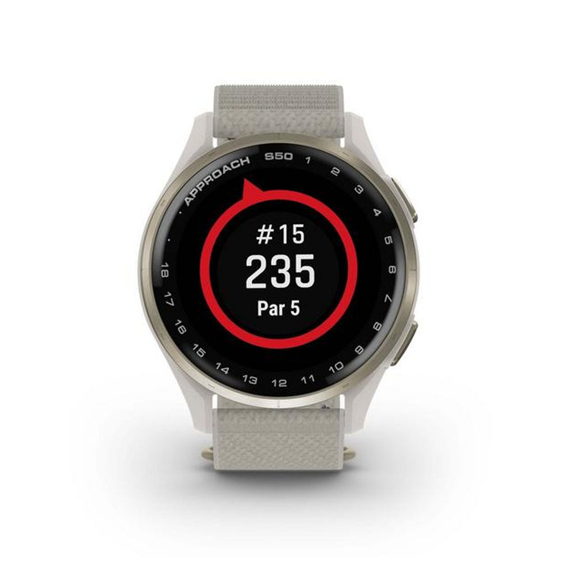 Garmin Approach® S50 Smartwatch with ComfortFit Nylon Band