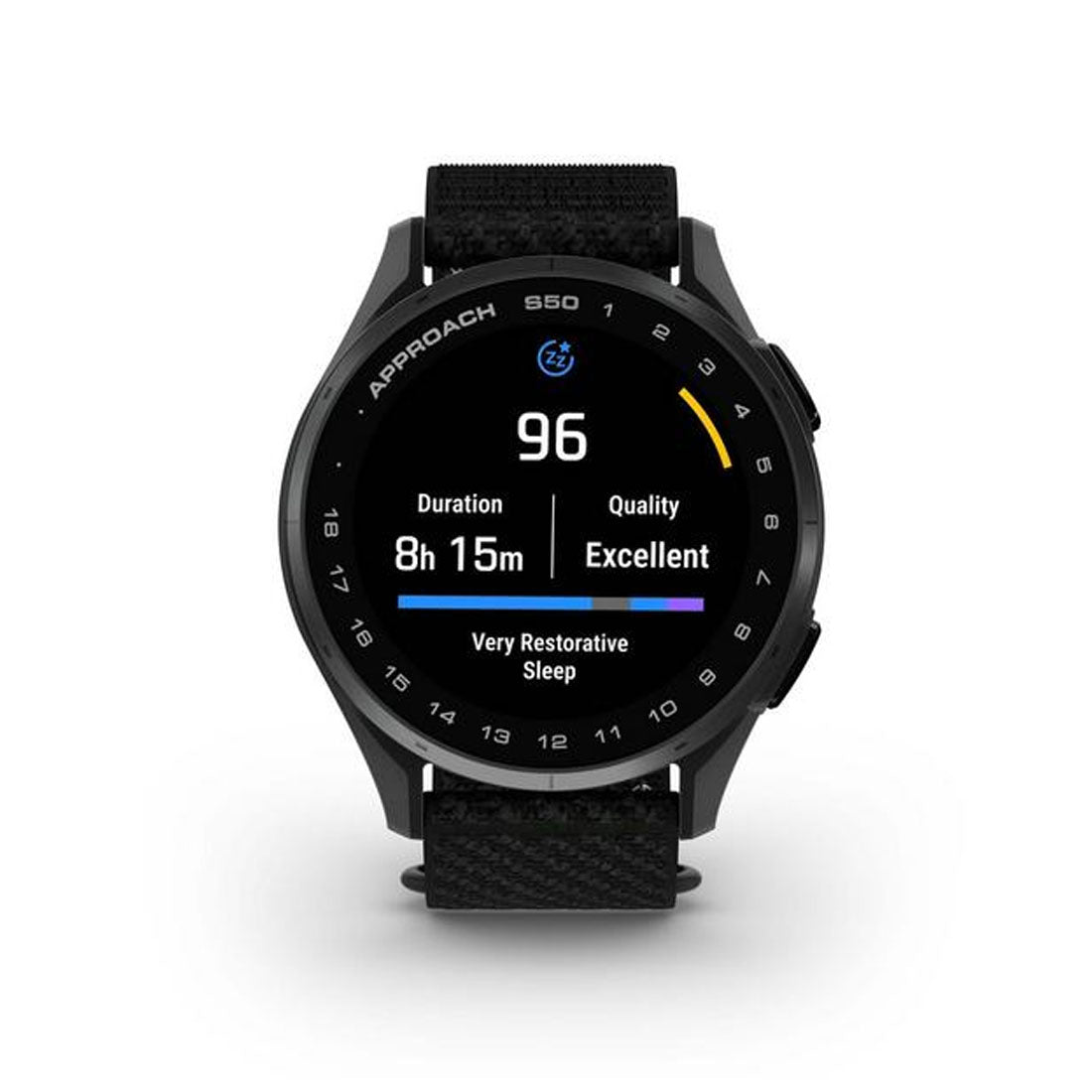 Garmin Approach® S50 Smartwatch with ComfortFit Nylon Band