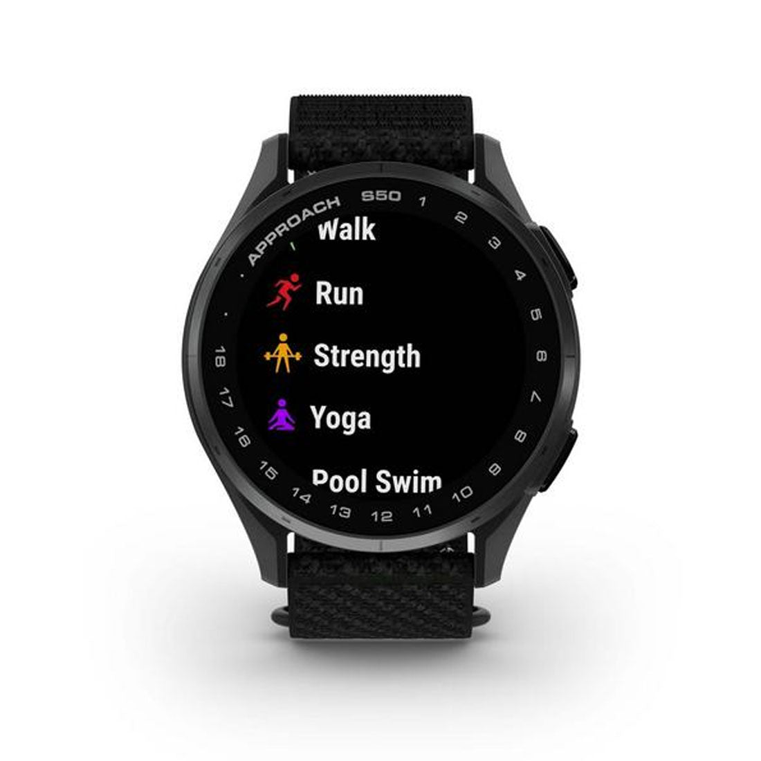 Garmin Approach® S50 Smartwatch with ComfortFit Nylon Band