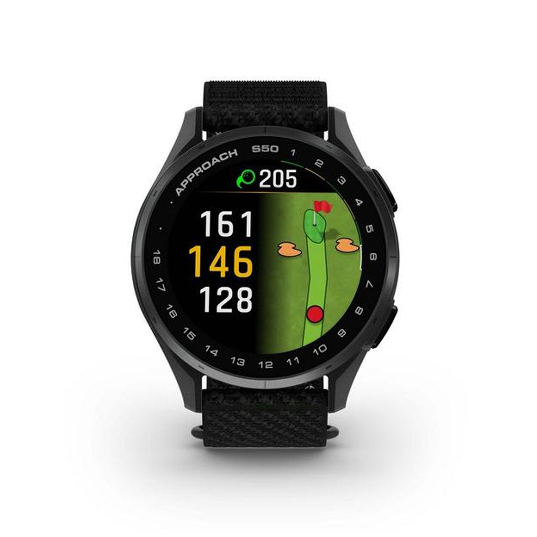 Garmin Approach® S50 Smartwatch with ComfortFit Nylon Band