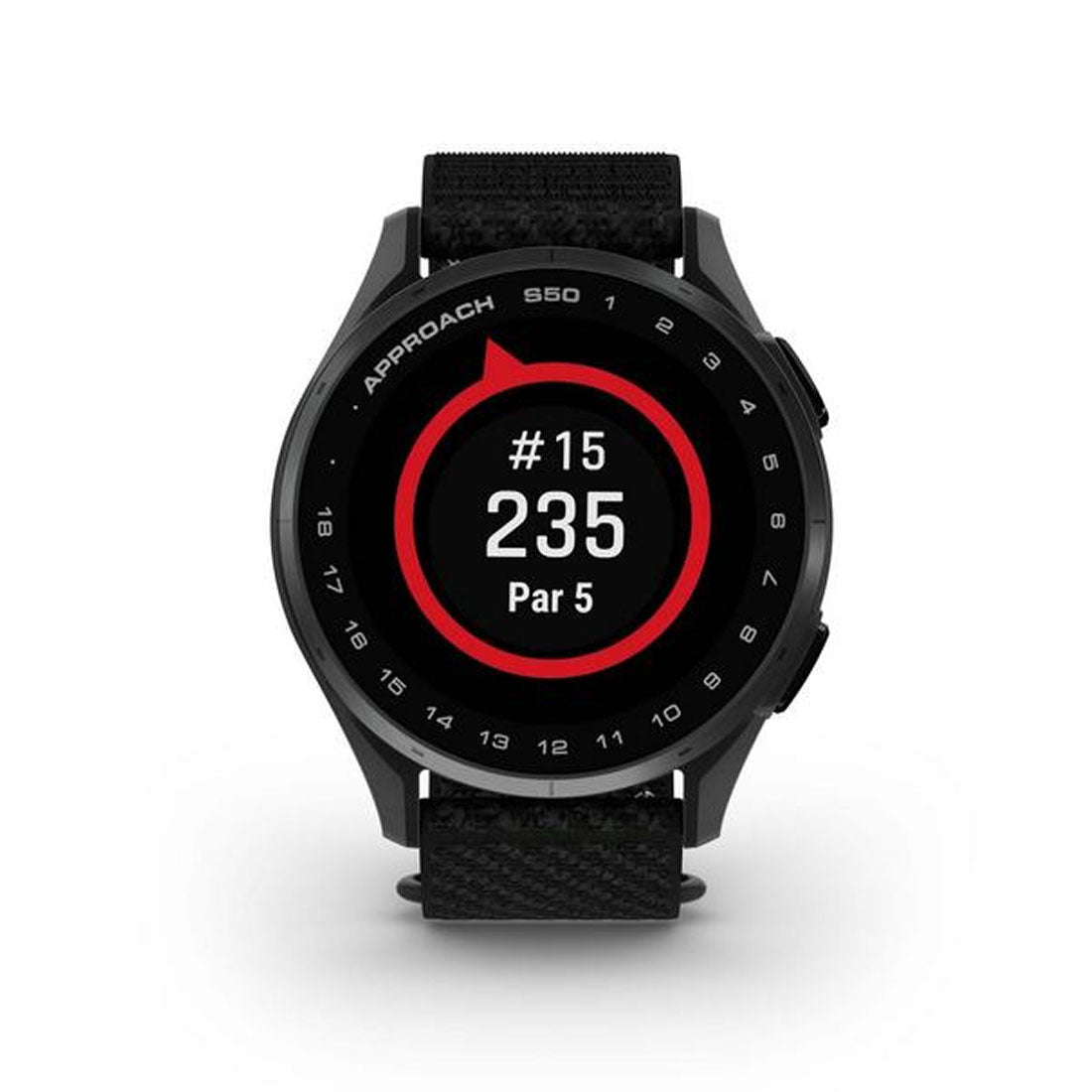 Garmin Approach® S50 Smartwatch with ComfortFit Nylon Band