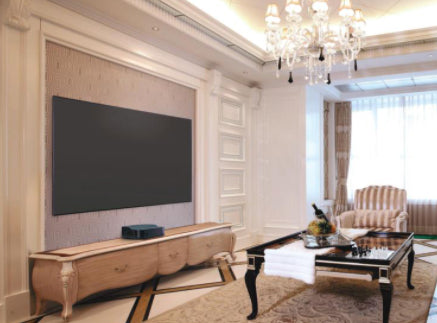 Grandview PE-L-120 Ambient Light Rejection 120" Permanent Fixed Frame Projector Screen