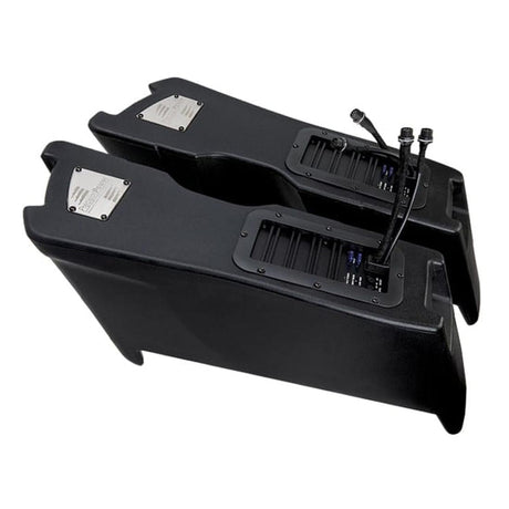 Precision Power HD13.SBWL Clutch Side Saddlebag Powered Subwoofer for Select ’98-’13 Harley Davidson Touring Motorcycles- Each